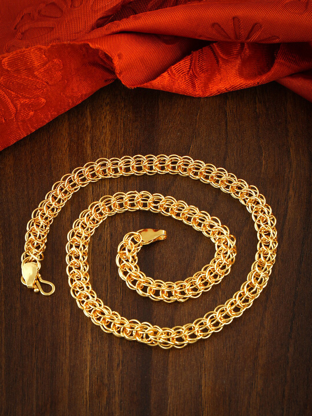 MEENAZ Men Gold-Plated Chain