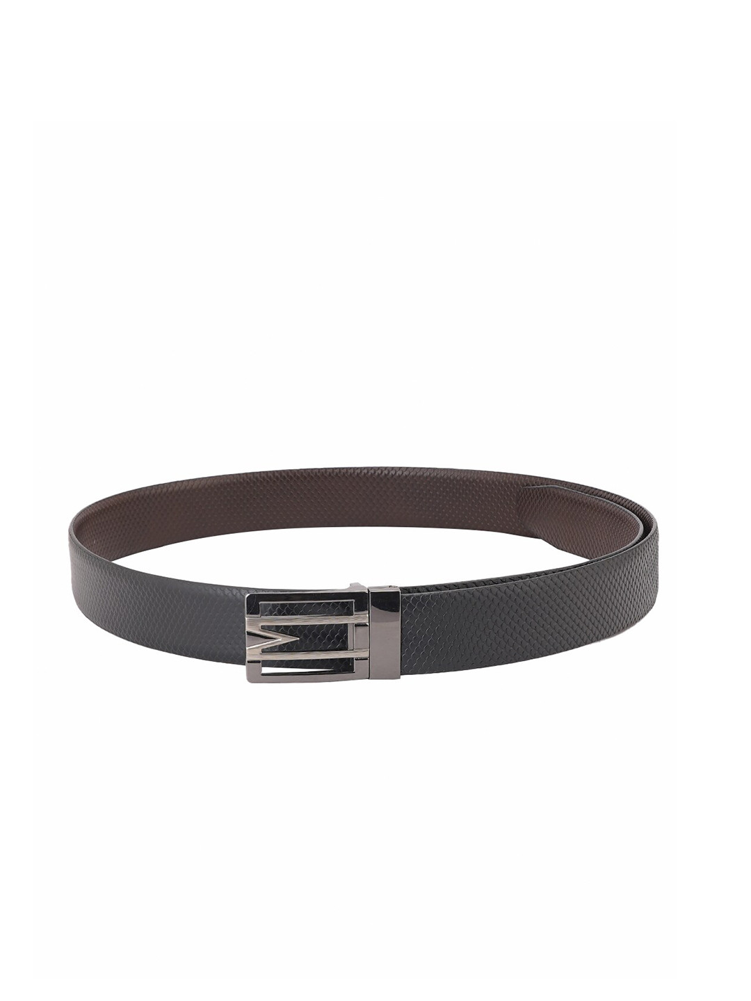 Style Shoes Men Synthetic Leathe Reversible Belt