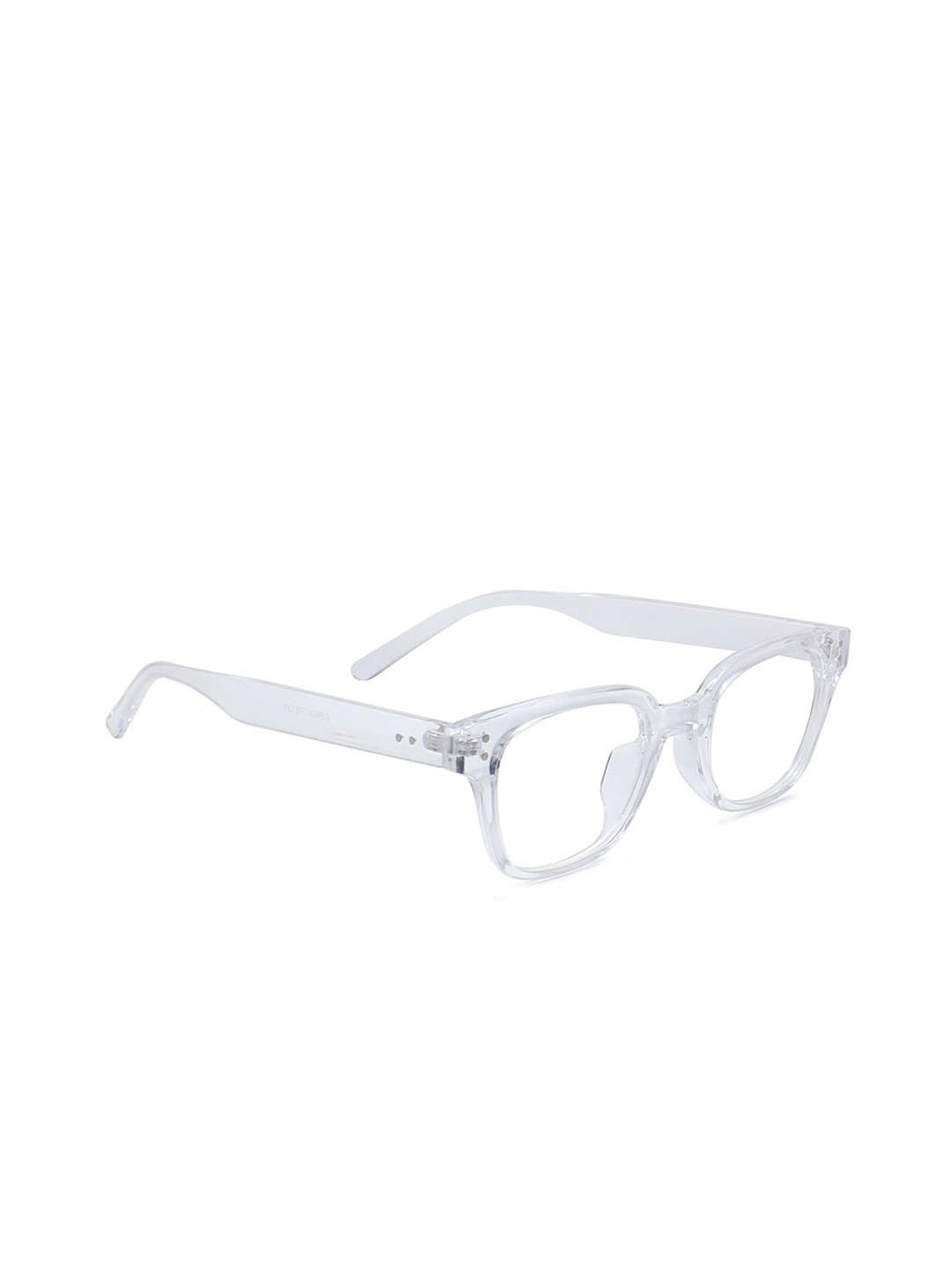 Peter Jones Eyewear Transparent Full Rim Square Frames AG22007T_F