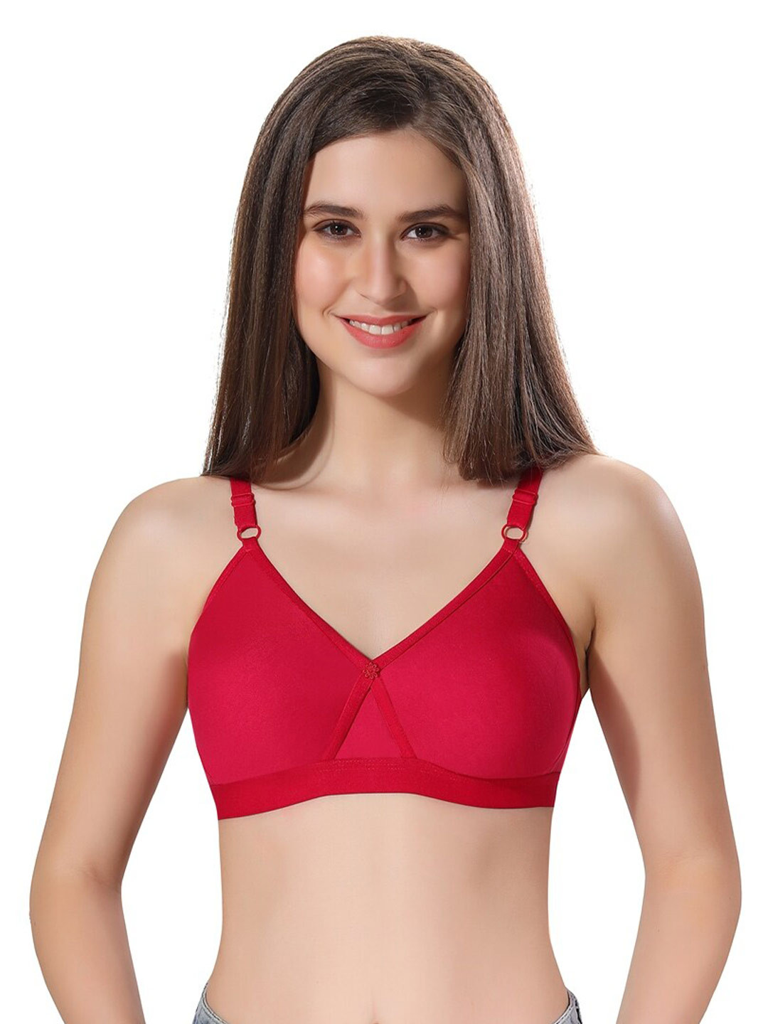 Fabme Full Coverage All Day Comfort Seamless Cotton Everyday Bra
