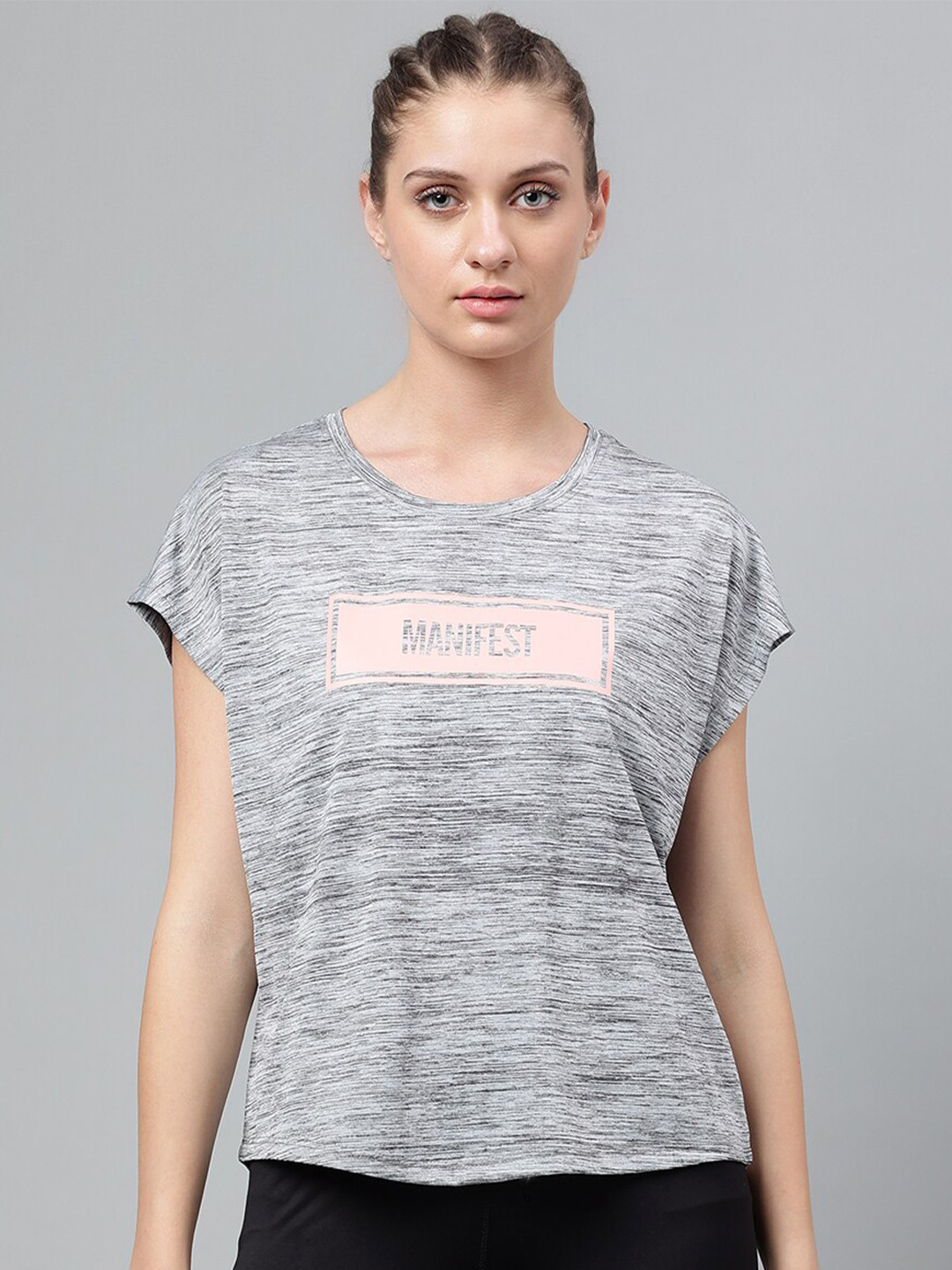 MKH Typography Printed Dri-FIT Relaxed Fit T-shirt