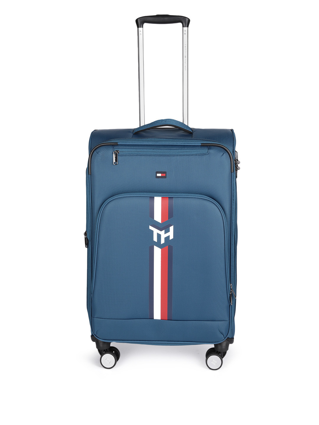 Tommy Hilfiger Striped Medium Trolley Bag - 70 L