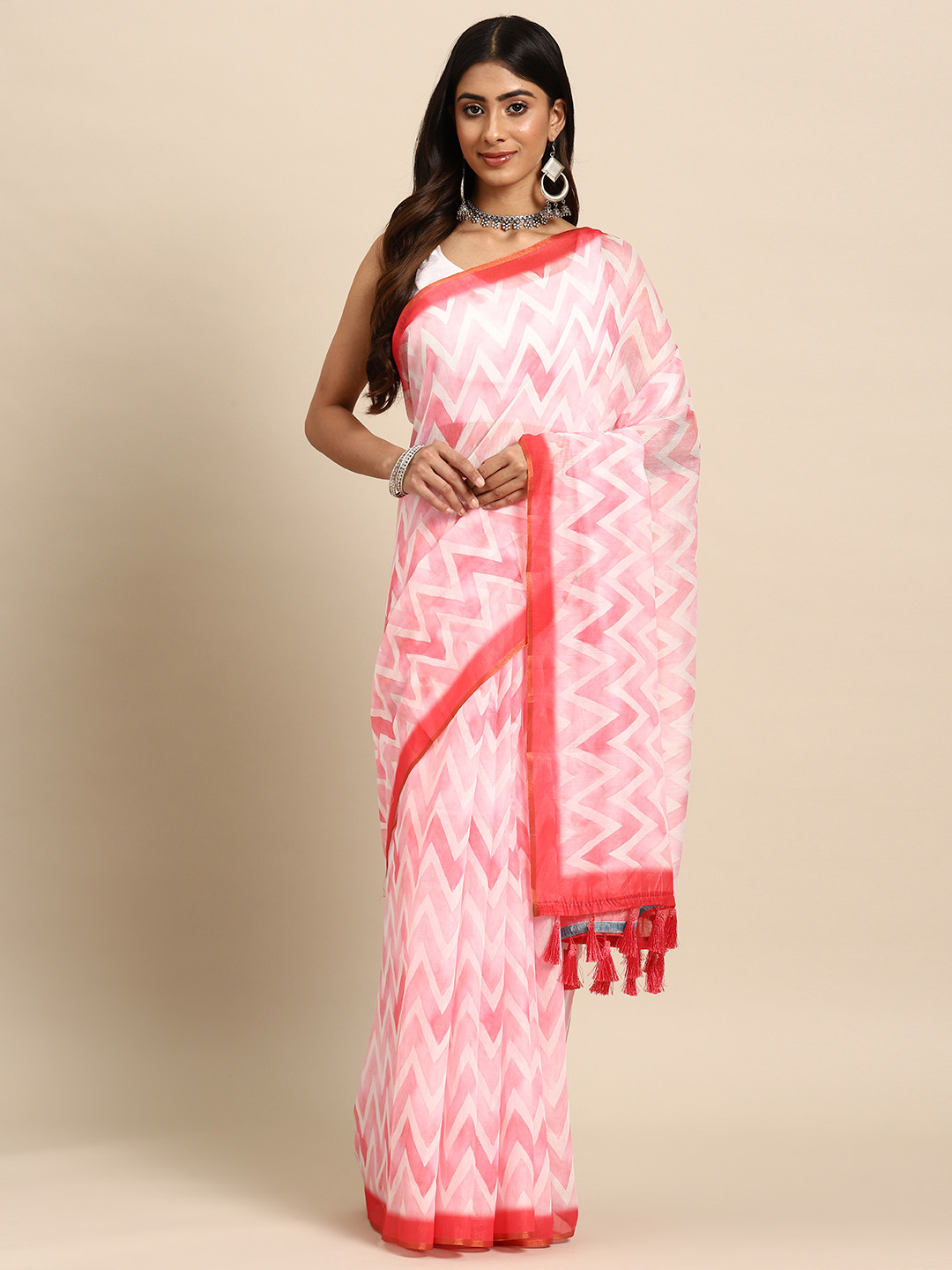 Silk Land Organza Digital Print Saree