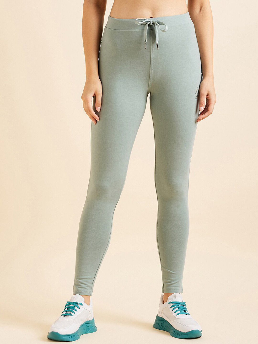 Sweet Dreams Women Sea Green Ankle Length Tights