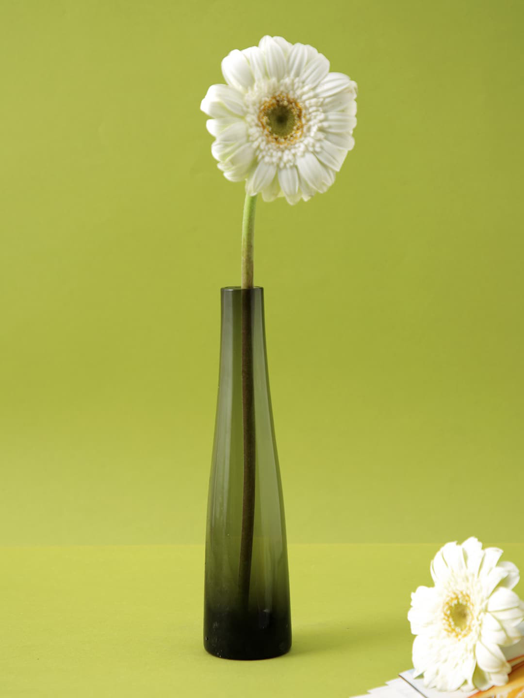TAYHAA Grey Chic Glass Vase