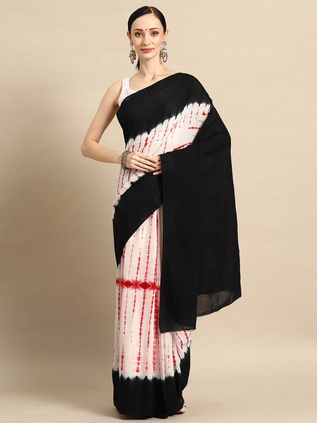 BUTA BUTI Tie and Dye Ready to Wear Saree