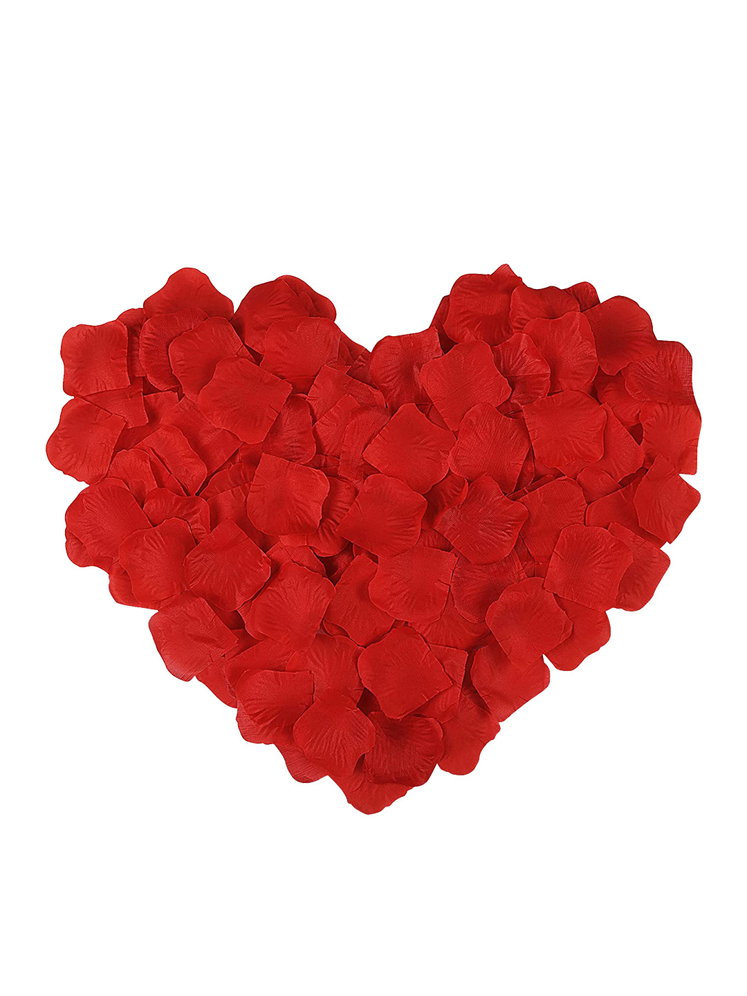 BS AMOR 1000 Pcs Red Rose Petals Artificial Flower