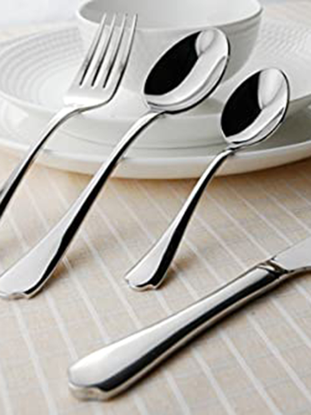 FNS 24-Pcs Rust Free Stainless Steel Cutlery Set