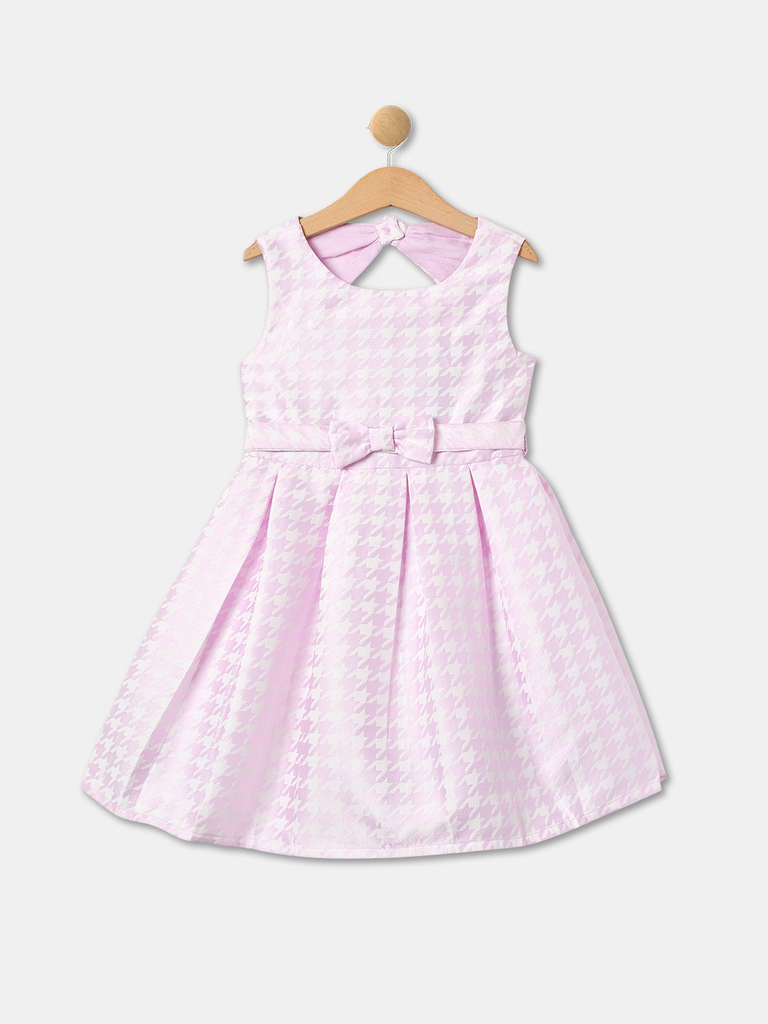 R&B Bow Detail Fit & Flare Dress