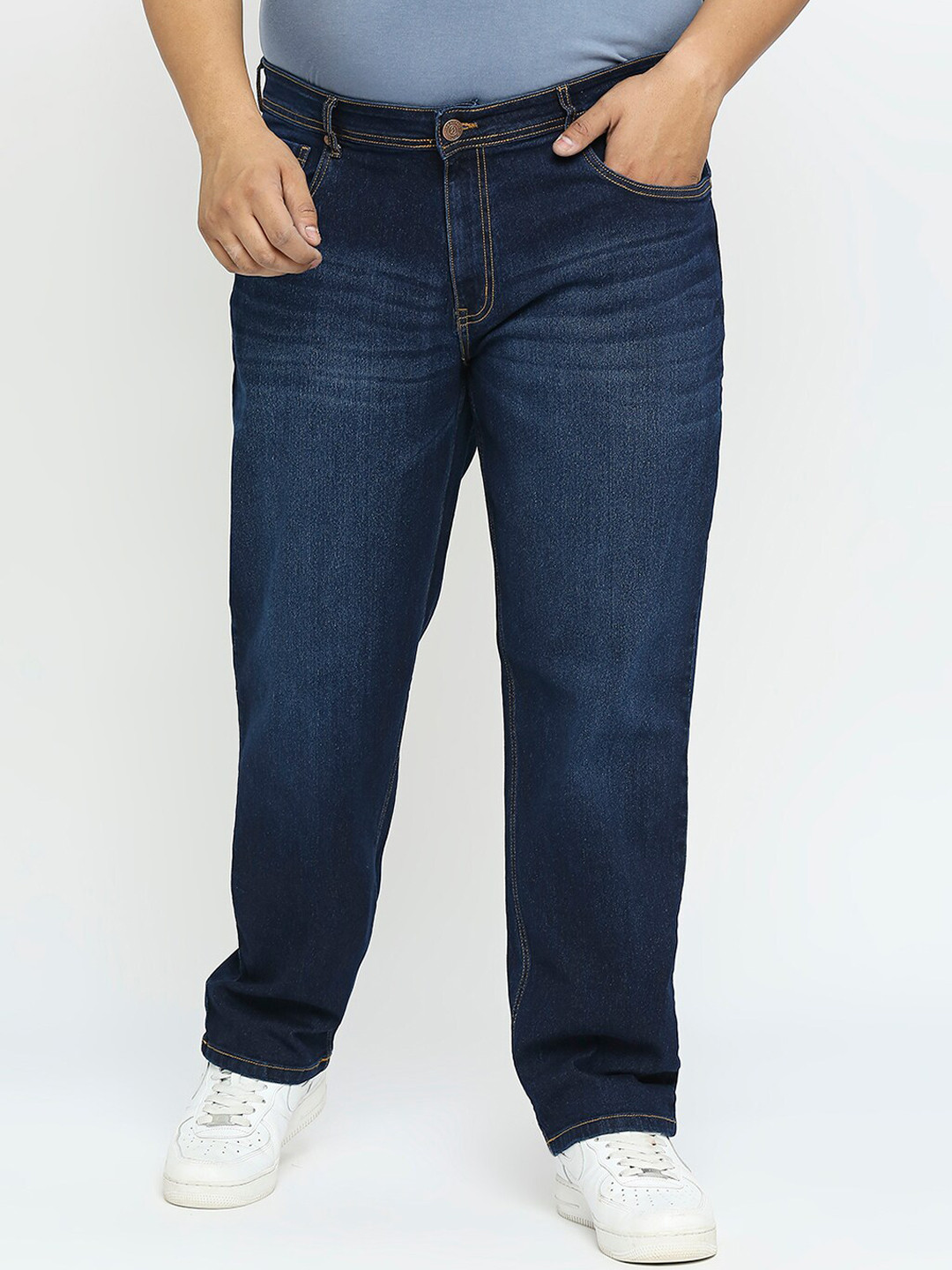 Turning Blue Mens Plus Size Relaxed Fit Jeans