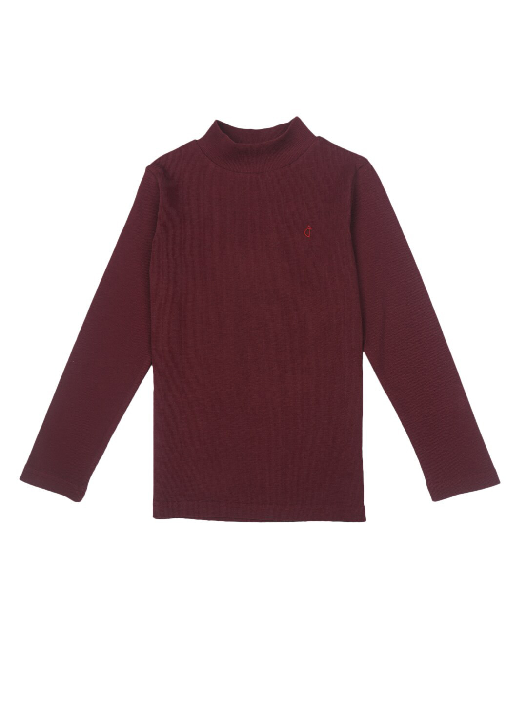 Gini and Jony Girls Turtle Neck Cotton Pullover