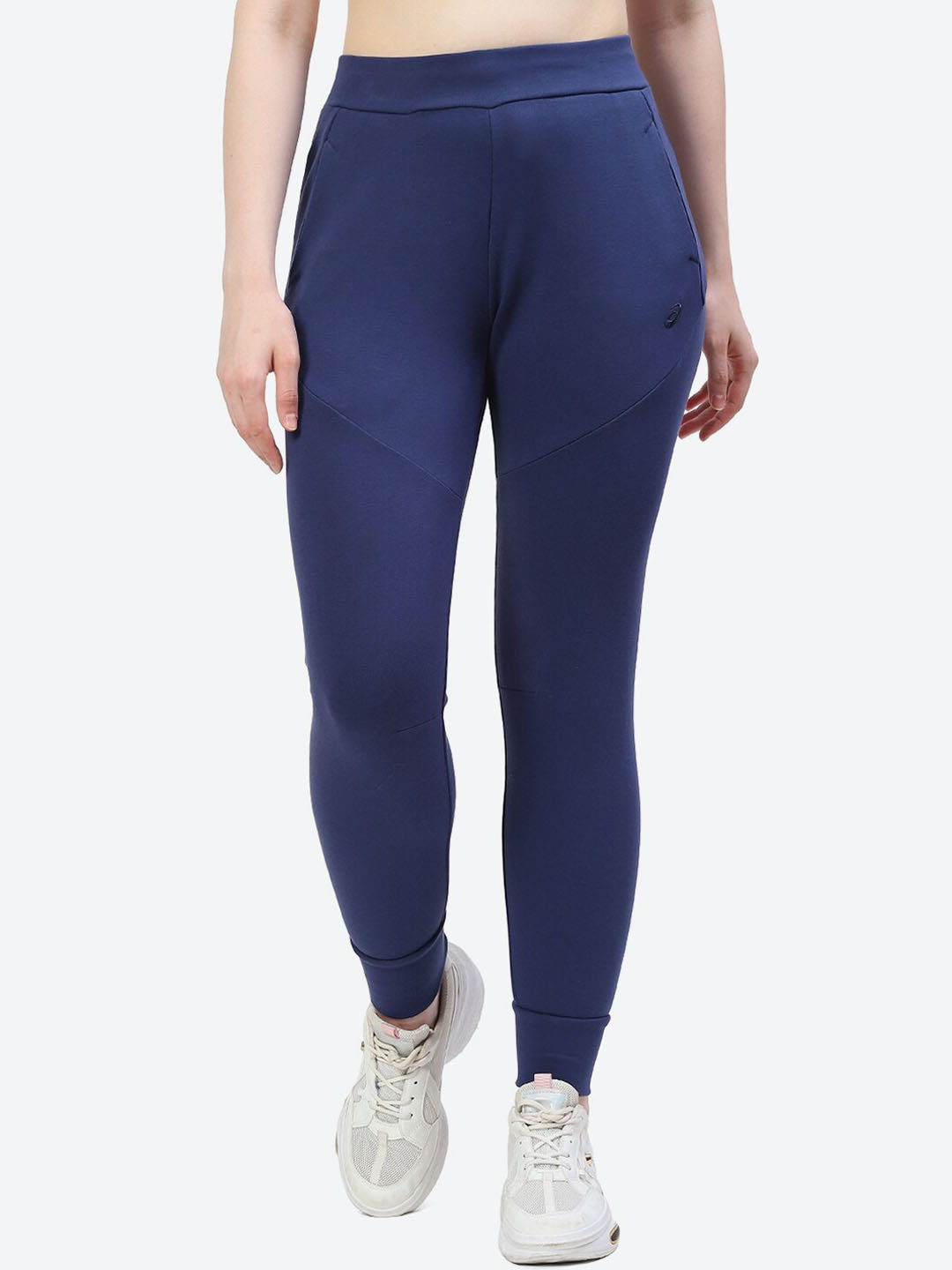 ASICS Women Mid-Rise Knit Joggers With Pockets