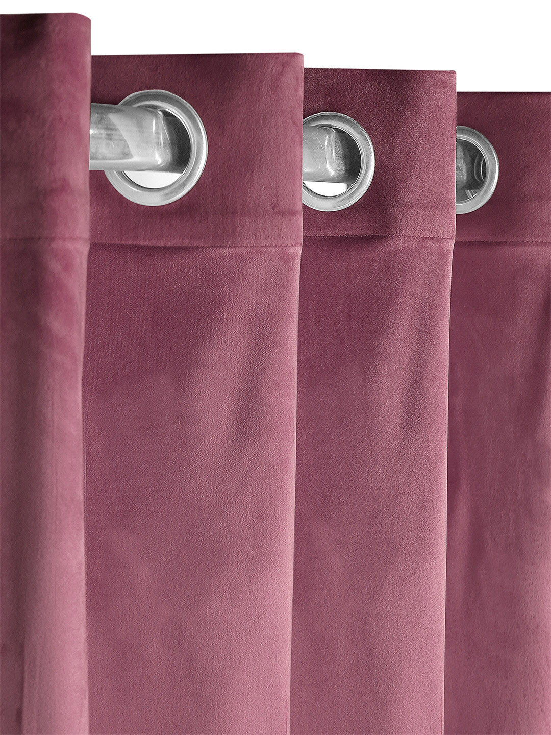 Saral Home LA CRME Set of 1Rose Long Door Curtains