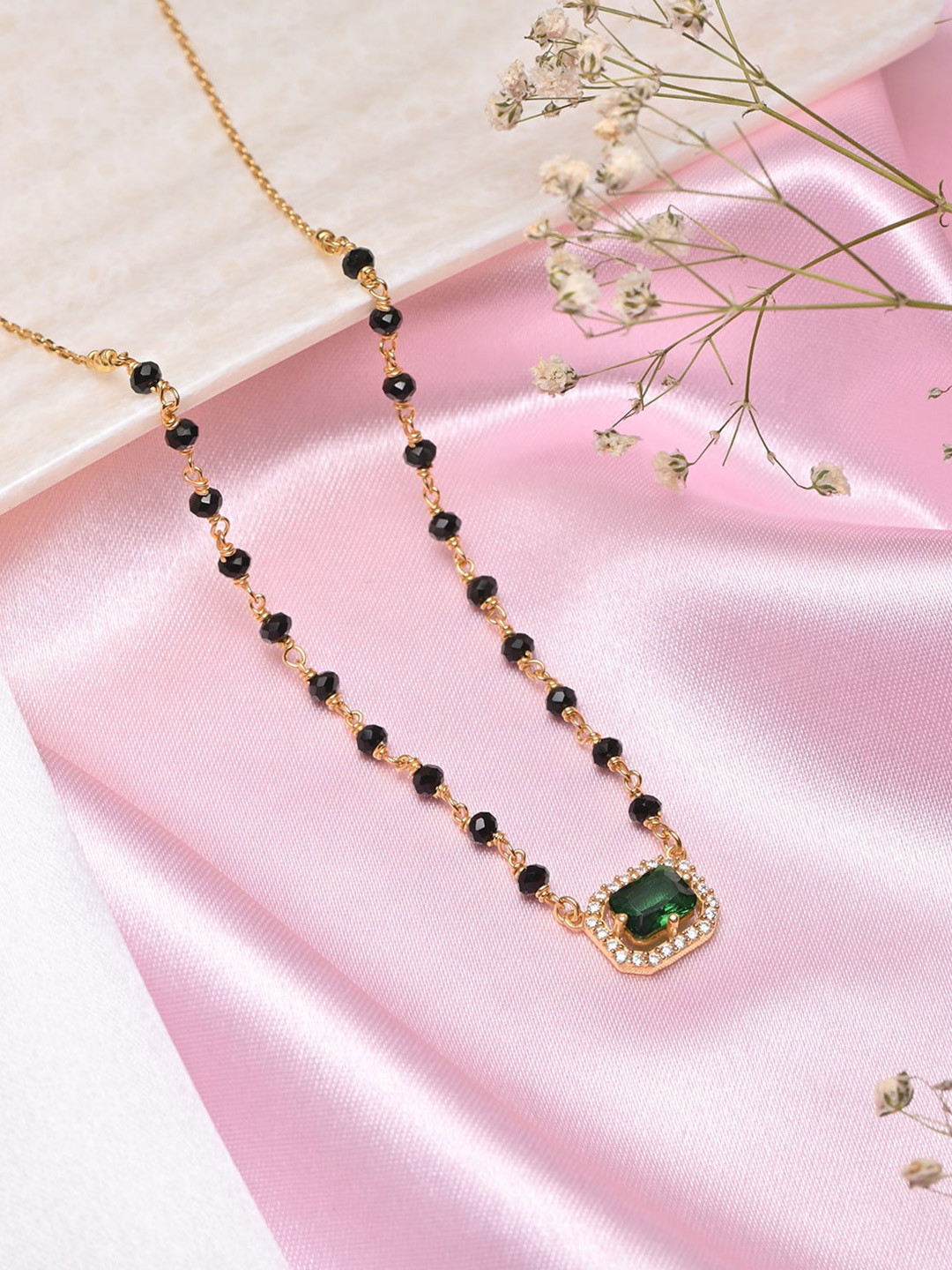 Zavya 925 Pure Silver CZ Mangalsutra