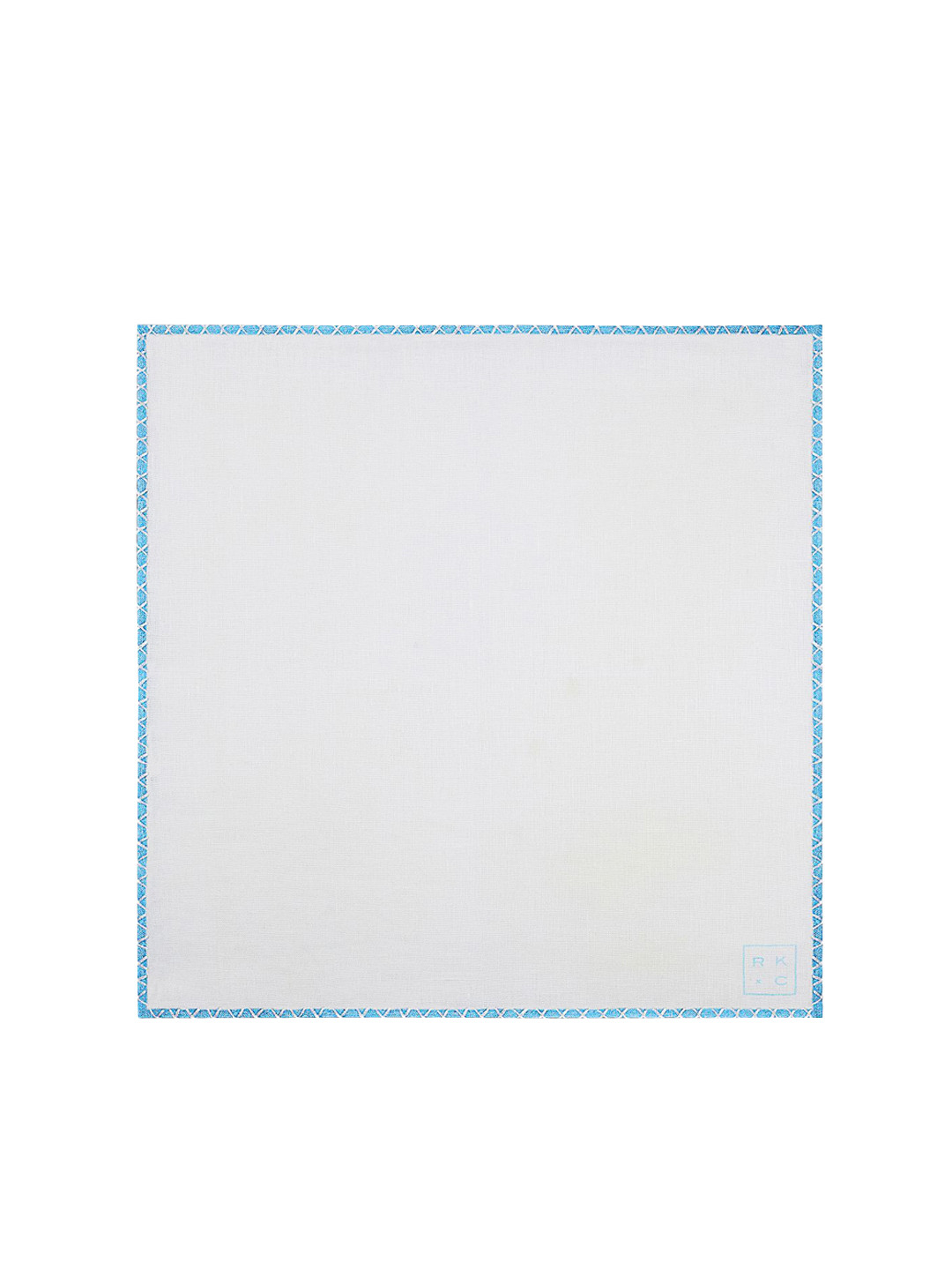 CHOKORE Men Border Detailed Silk Pocket Square