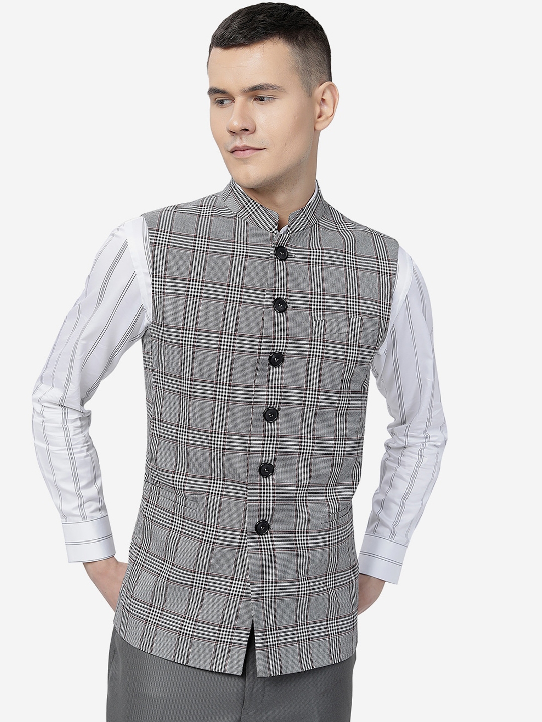 Checks modi jacket outlet