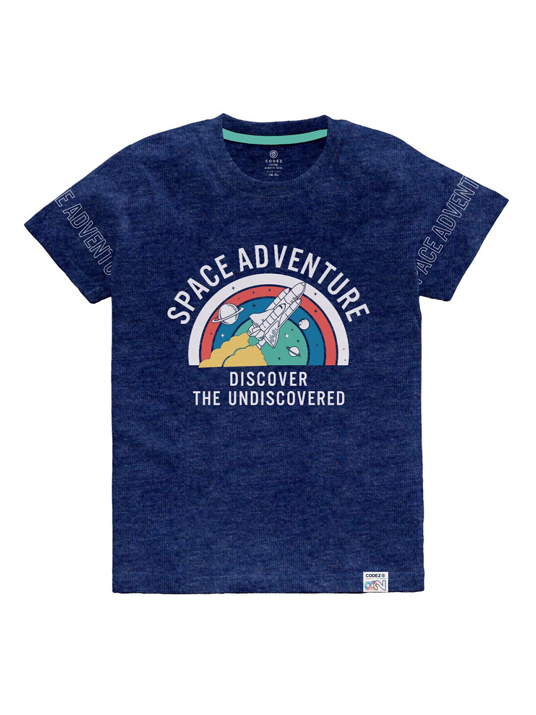 CODEZ Boys Graphic Printed Cotton T-shirt
