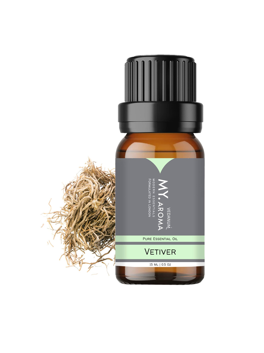 VEDANUM My Aroma Pure Essential Vertiver Oil - 15 ml