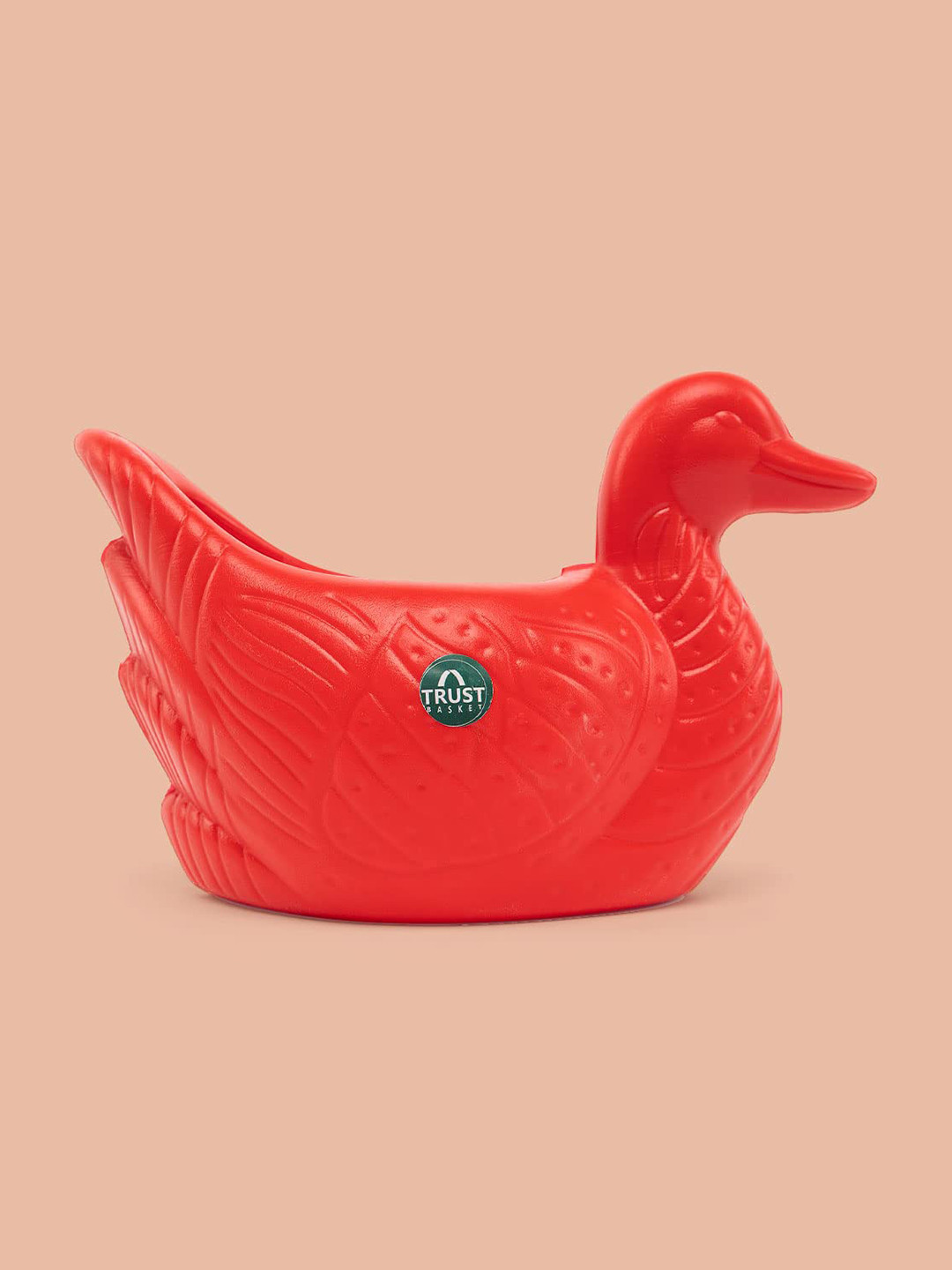 TRUSTBASKET Red Duck Shaped Fade Resistant Planter