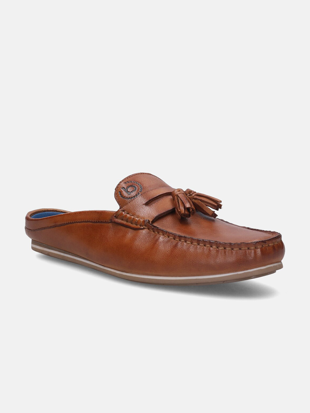Bugatti Men Cherokee Leather Basics Mules With Tassels