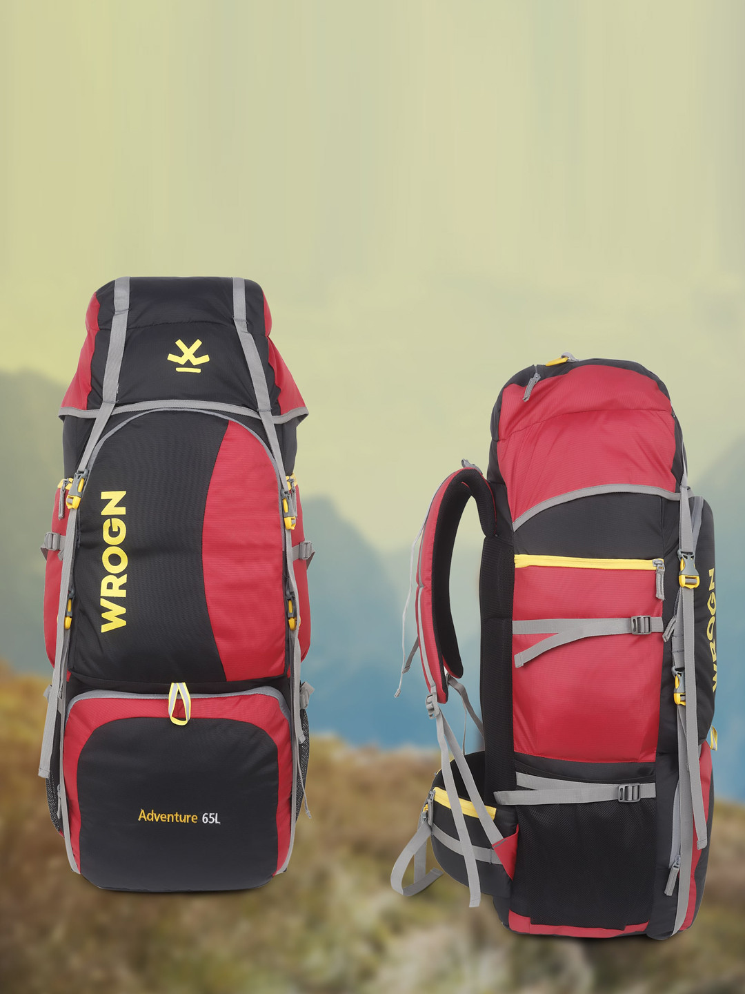 WROGN Logo Printed Waterproof Rucksacks with Rain Cover