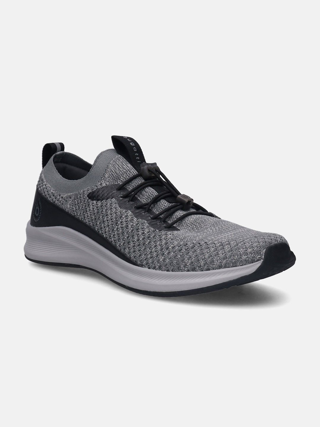 Bugatti Takka Dark Grey & Light Grey Knitted Sports