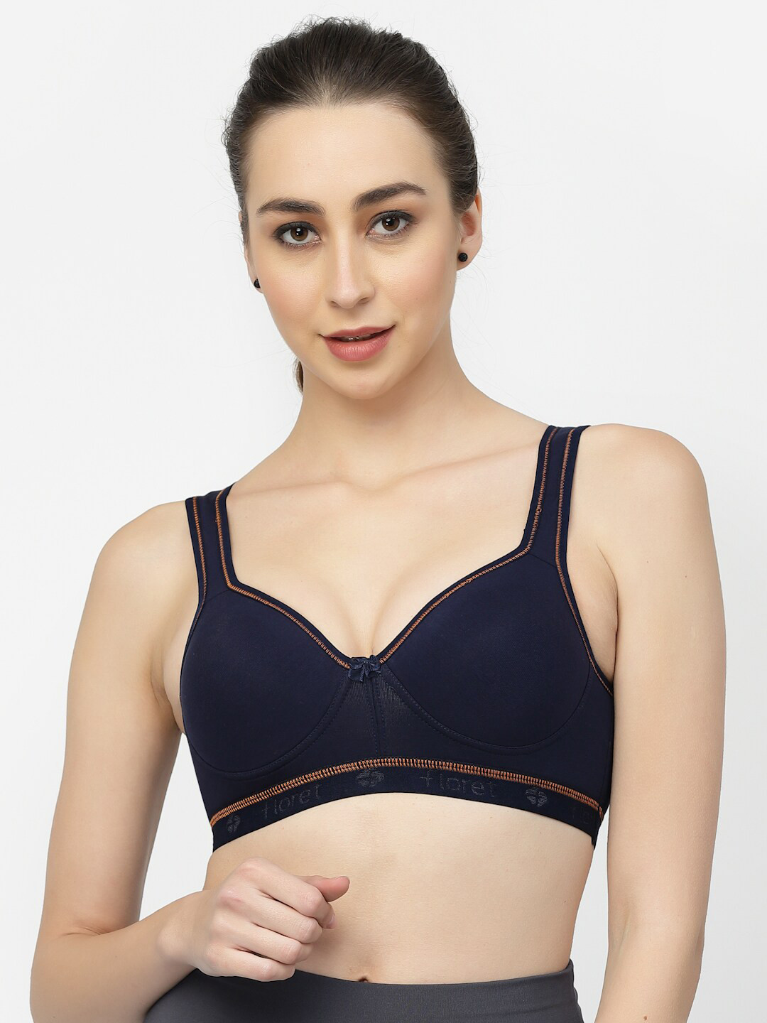 Floret Full Coverage Non-Wired Heavily Padded High-Support Styled Back Bra