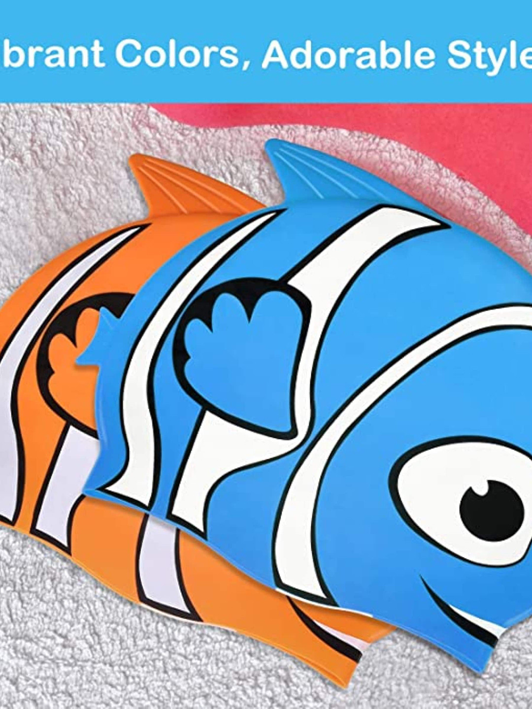 EL REGALO Kids Printed Swimming Cap