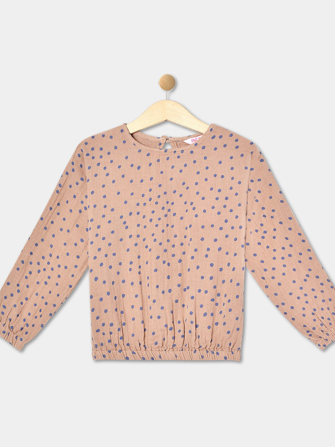 R&B Girls Polka Dots Printed Top