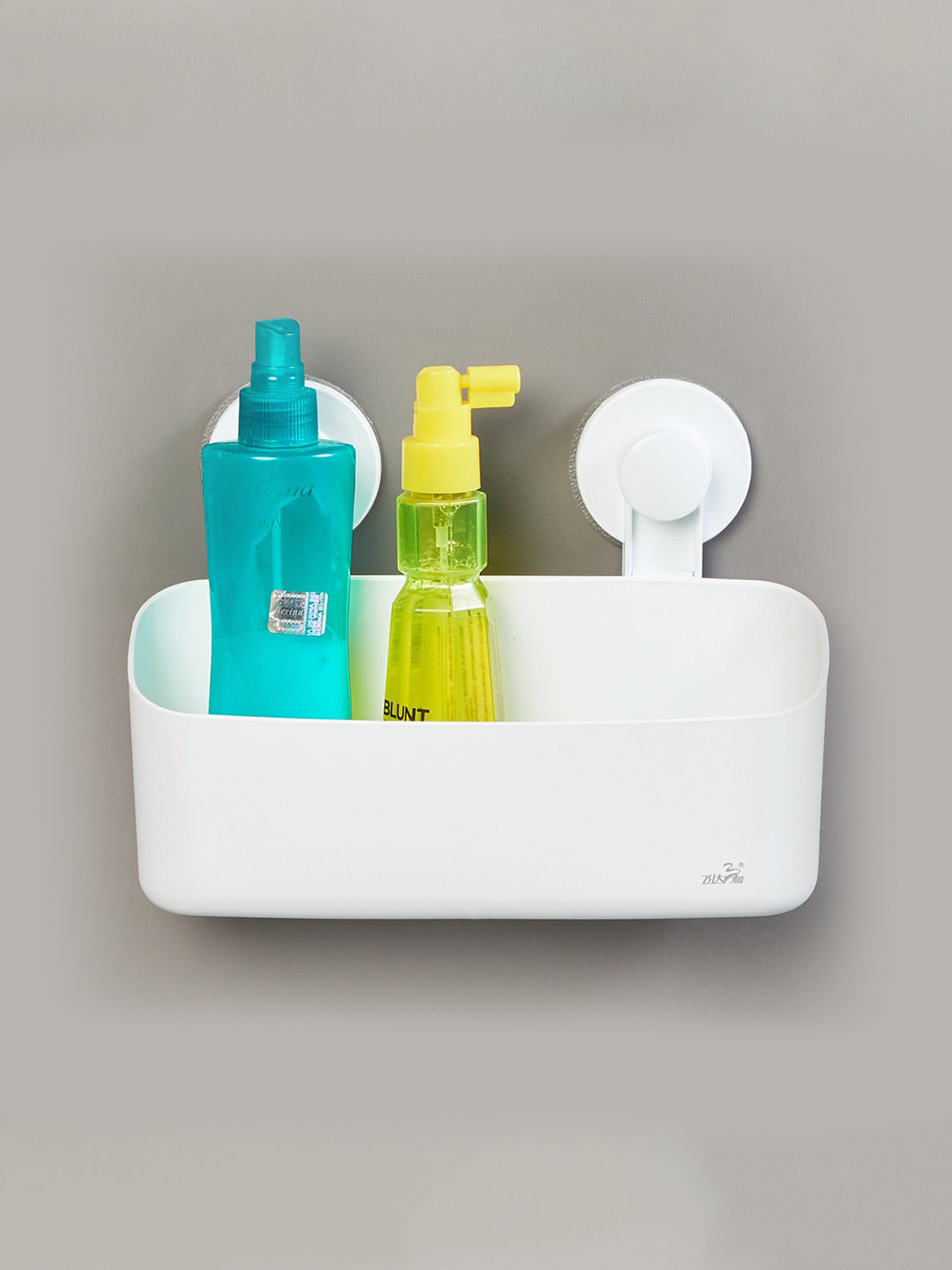 Home Centre Orion Suction White Bath Storage Rack