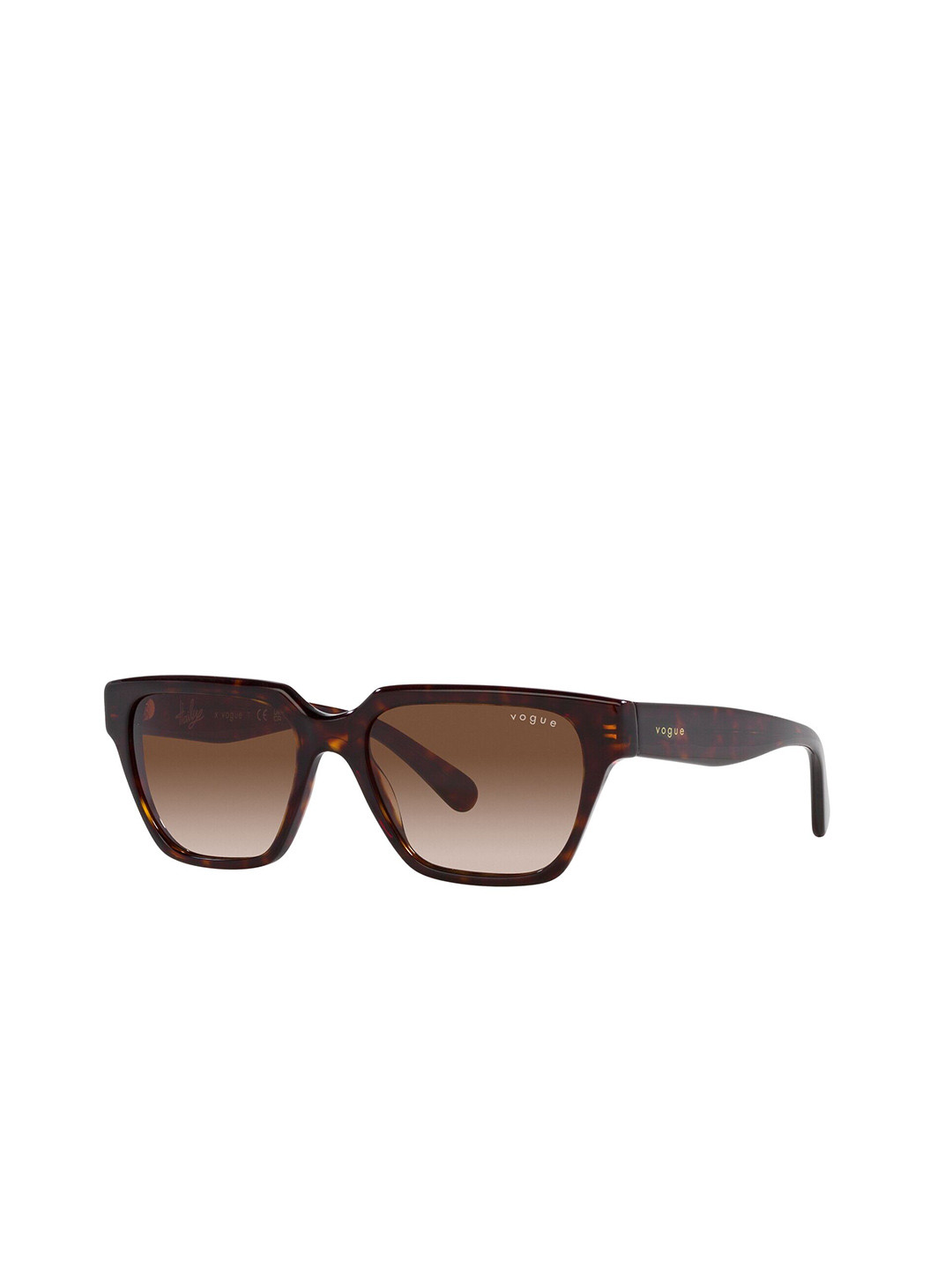 VOGUE EYEWEAR Women Gradient Brown Lens Rectangle Sunglasses - 0VO5512SW6561355