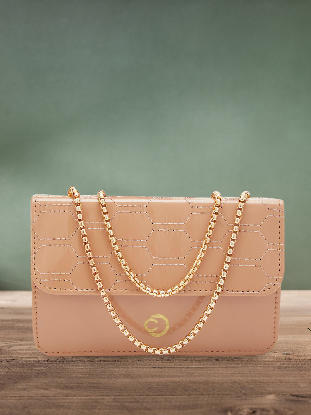 Caprese Kattie Women Nude Medium Sling Bag