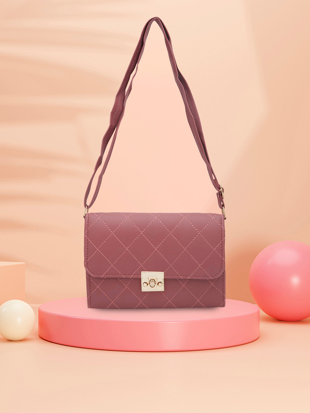 Caprese Jane Women Pink Medium Sling Bag