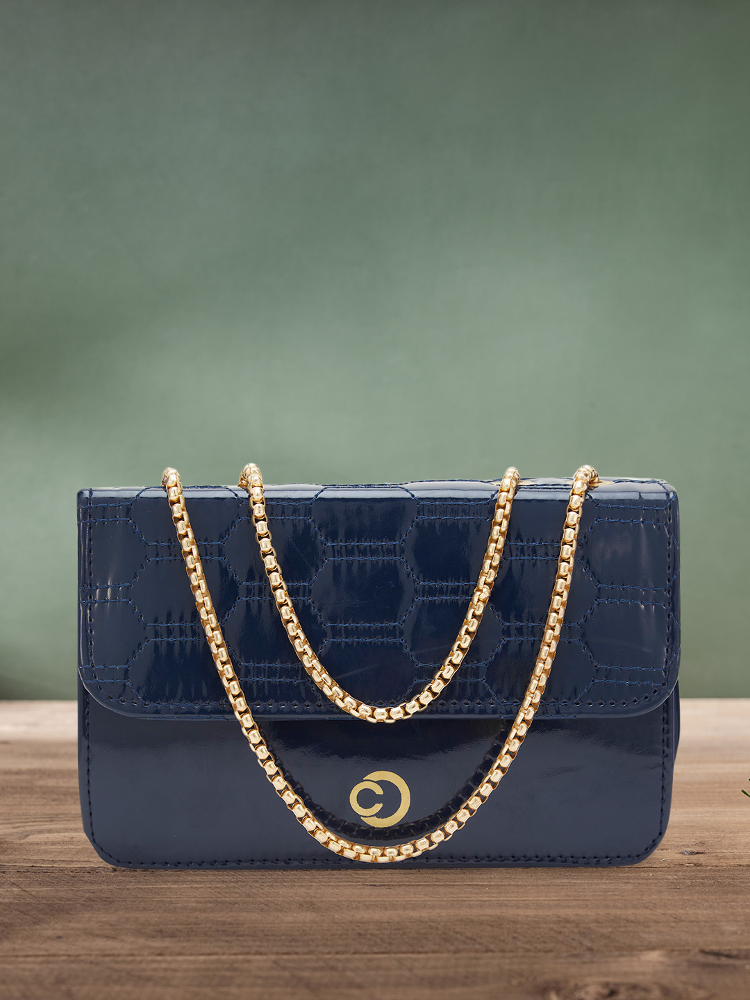 Caprese Kattie Women Navy Medium Sling Bag