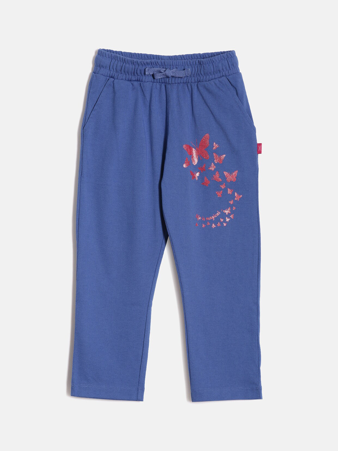 DIXCY SCOTT Slimz Girls Comfort Fit Pure Cotton Track Pants