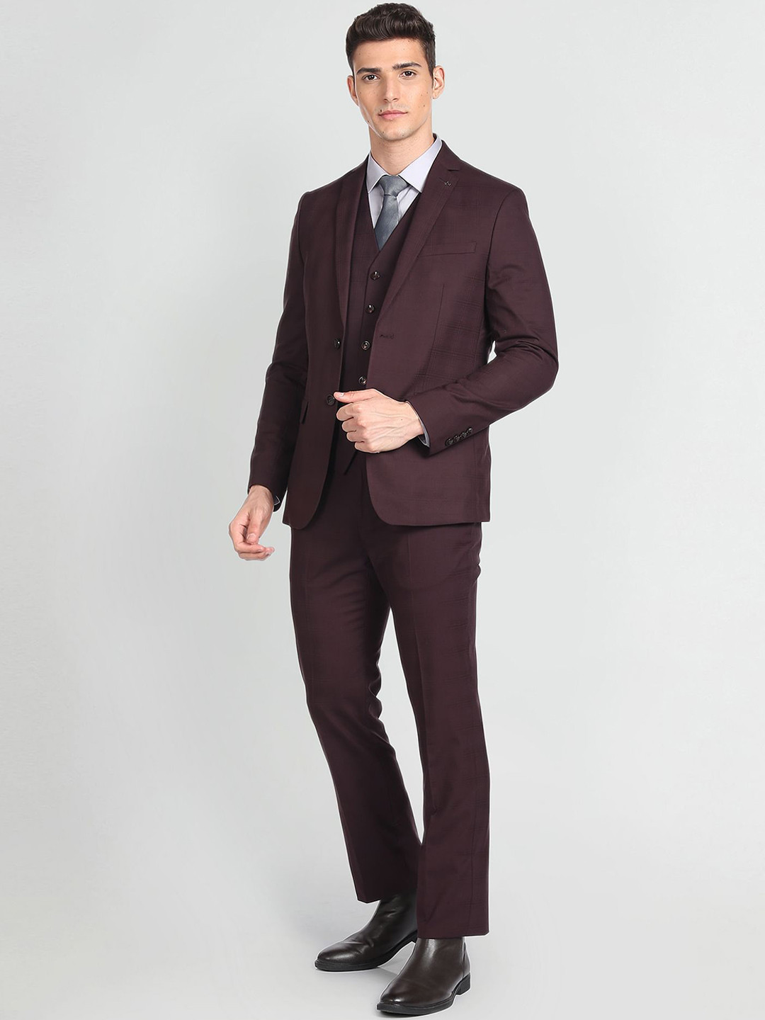 Arrow Single-Breasted Formal 3 Piece Suit