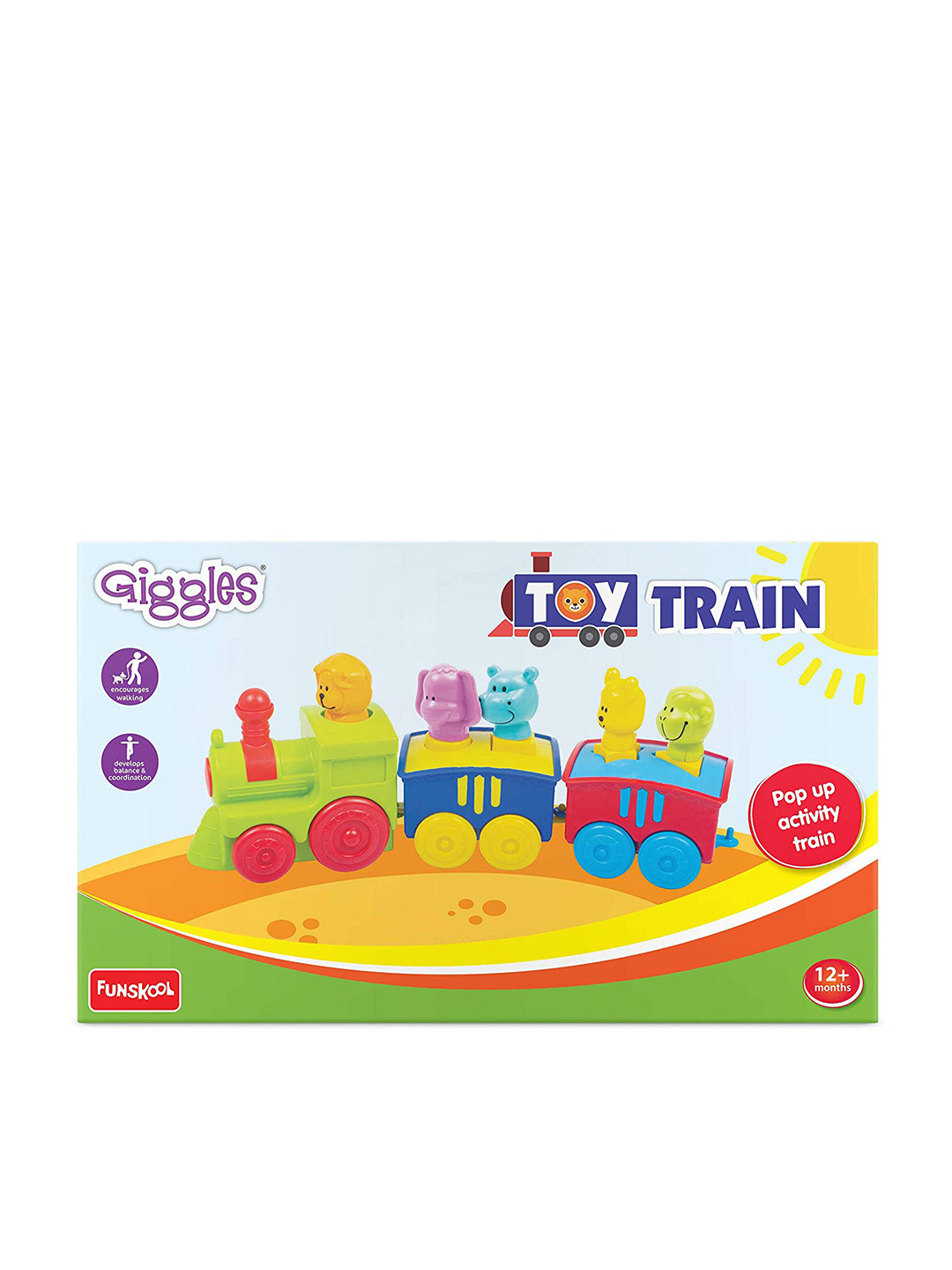 Giggles Pop Up Activity Toy Train for Age 1 Year+