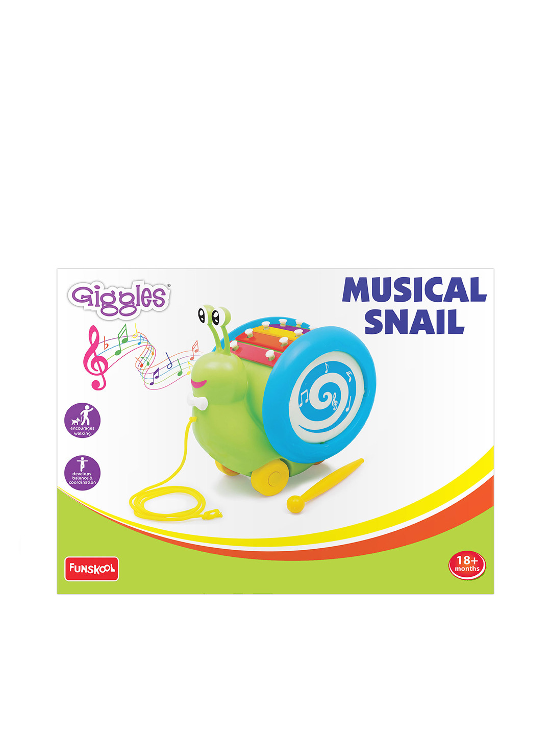 Giggles Musical Snail for Age 18 Months+