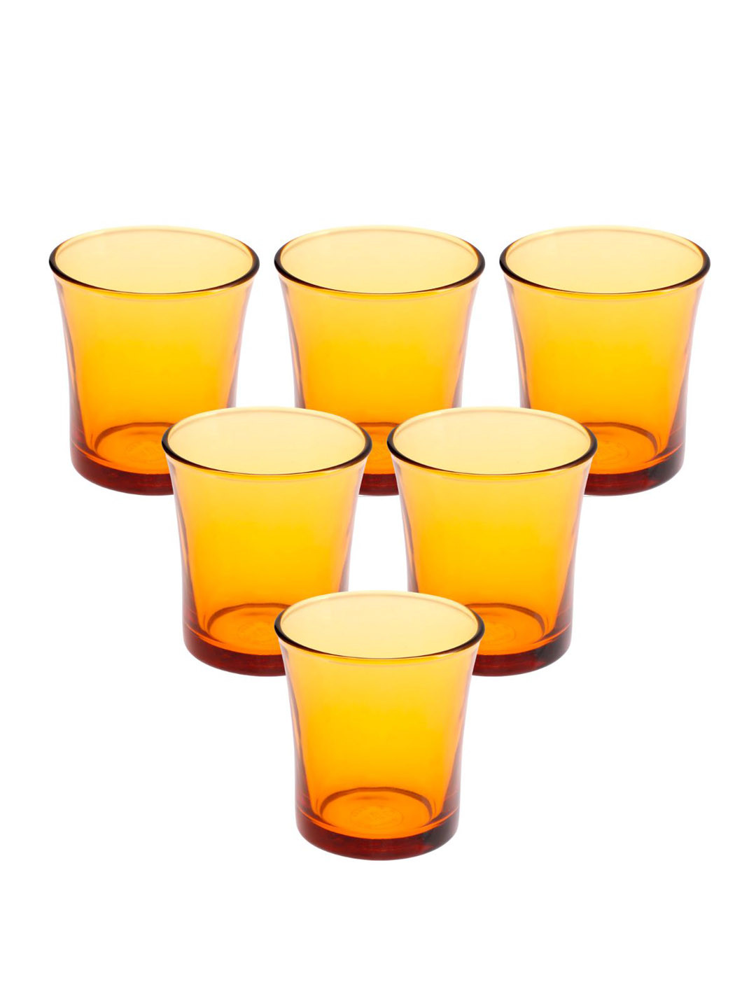 DURALEX Lys 6-Pcs Brown Glass Shock Proof Tumbler-210 ml Each