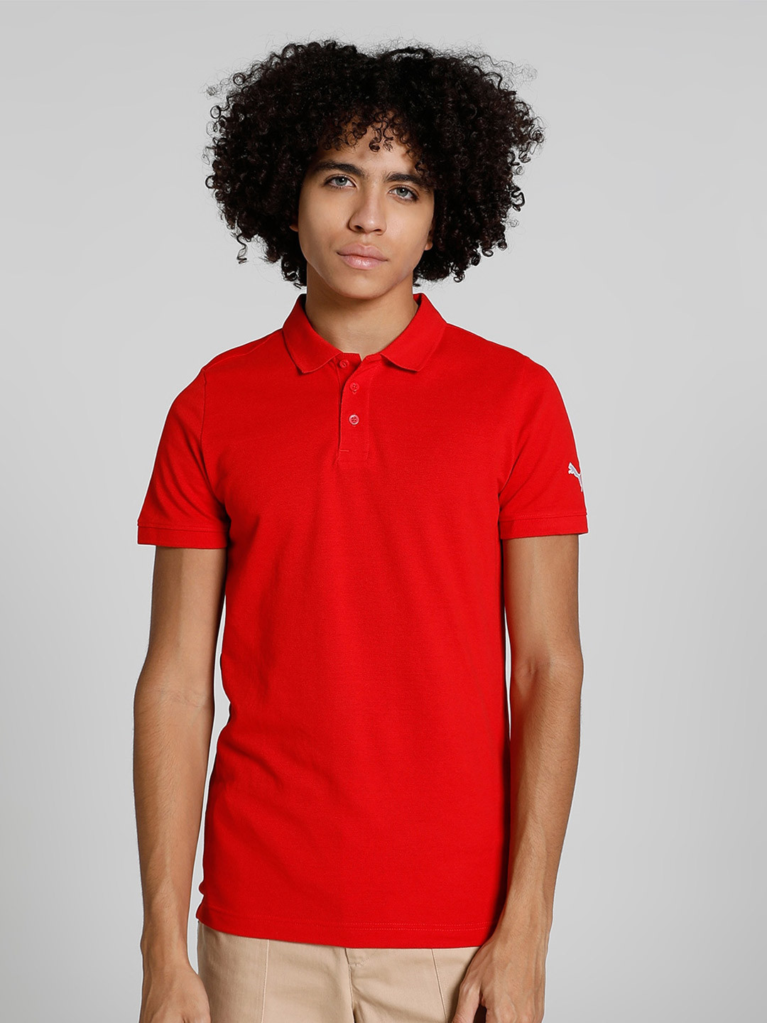 Puma Men Archive ESS Polo Slim Fit T-Shirt