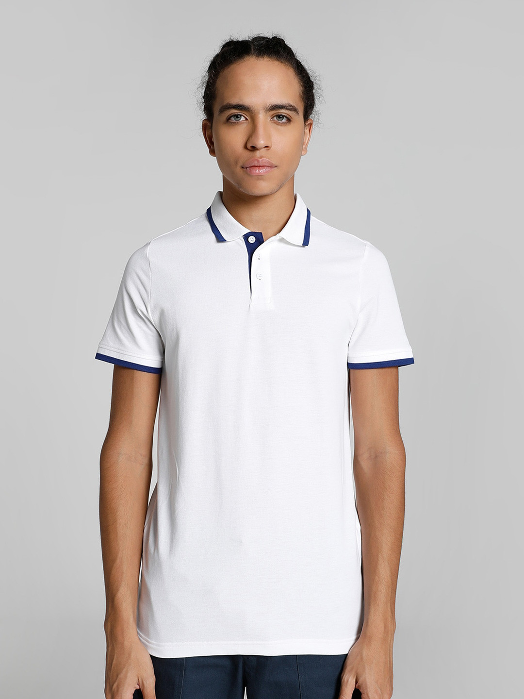 Puma Slim Fit ESS Pique Tipping Polo T-Shirt