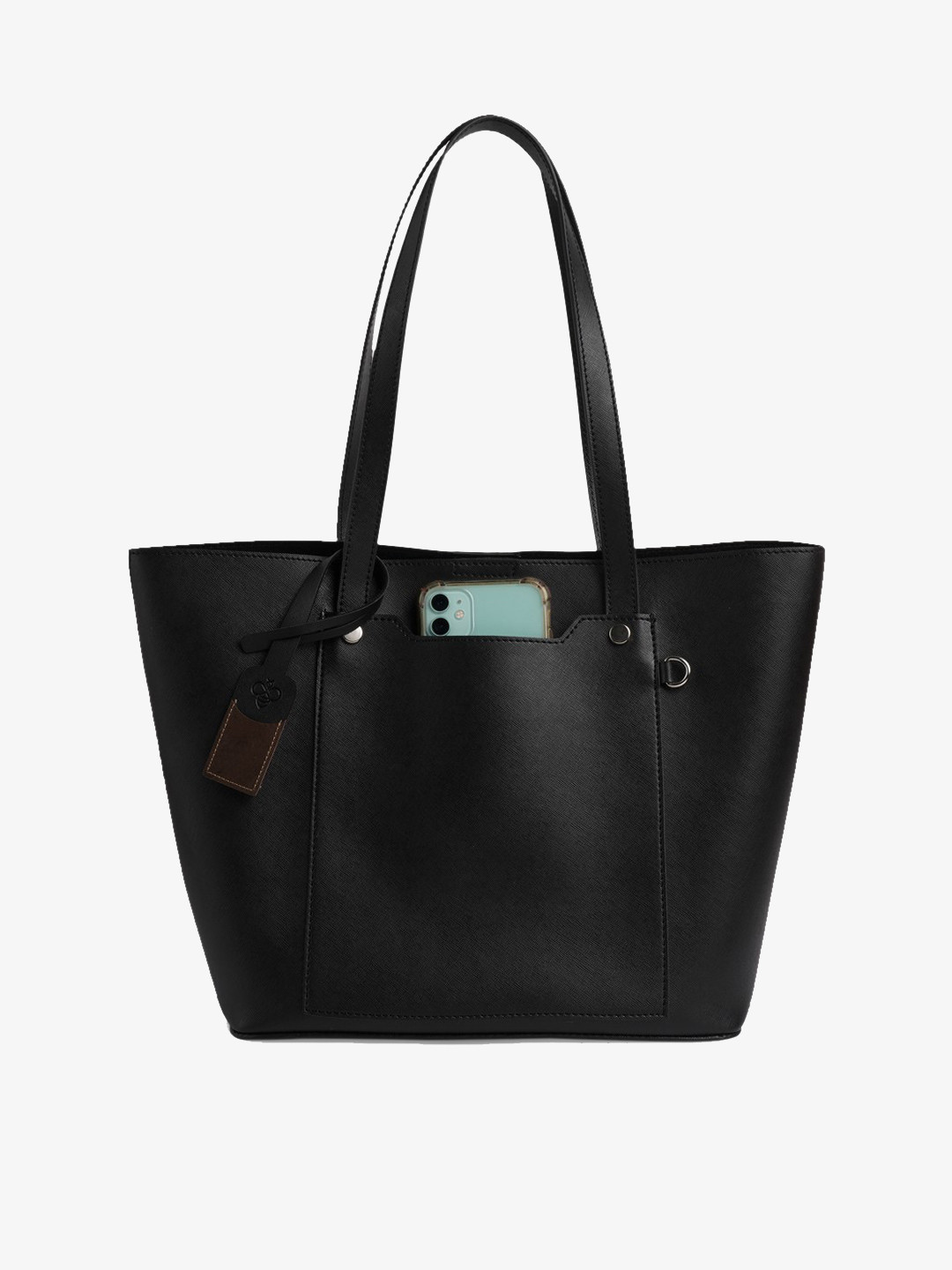 THE MESSY CORNER PU Structured Tote Bag