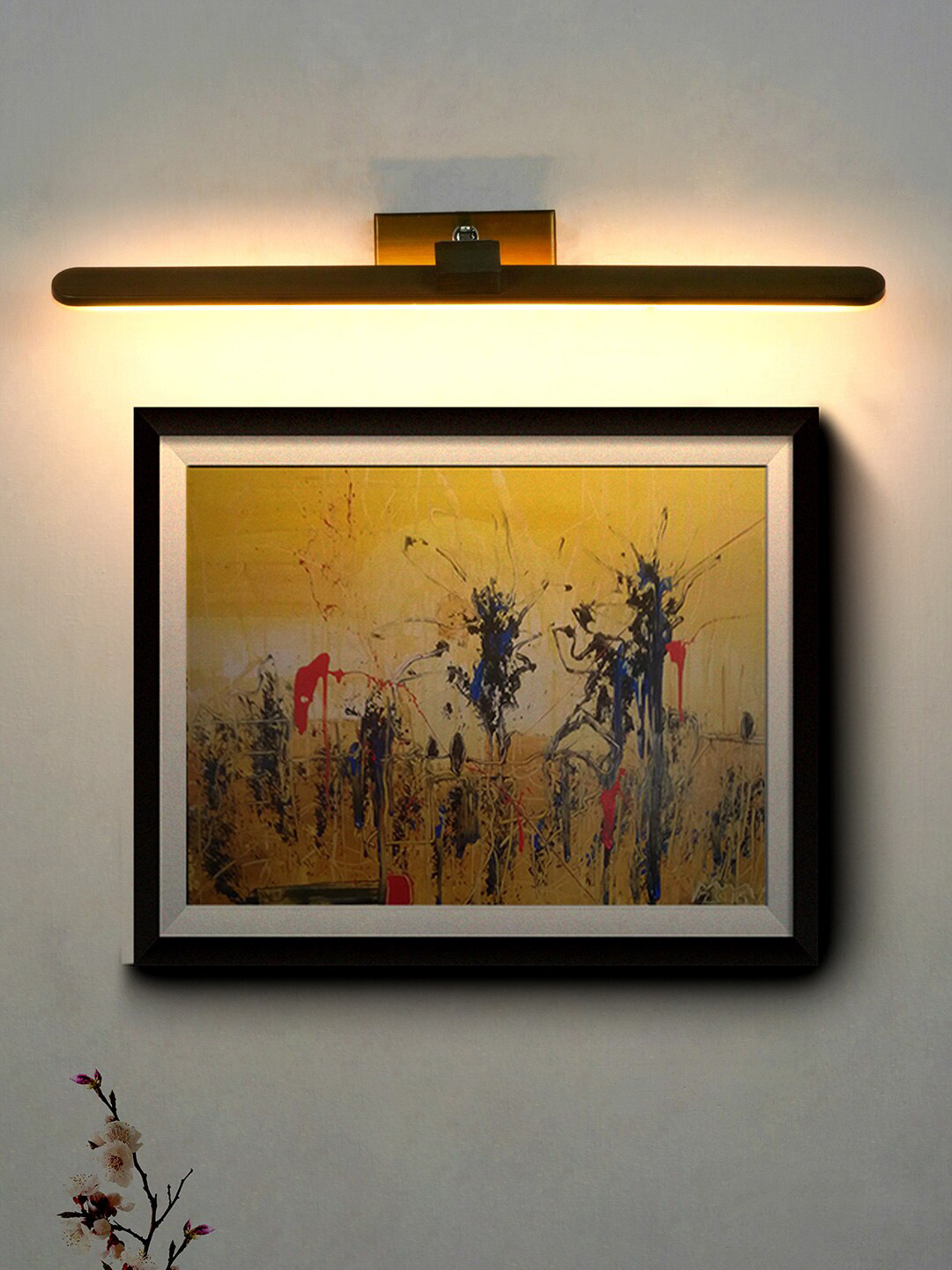 Fos Lighting Gold-Toned Bar Wall Lamp