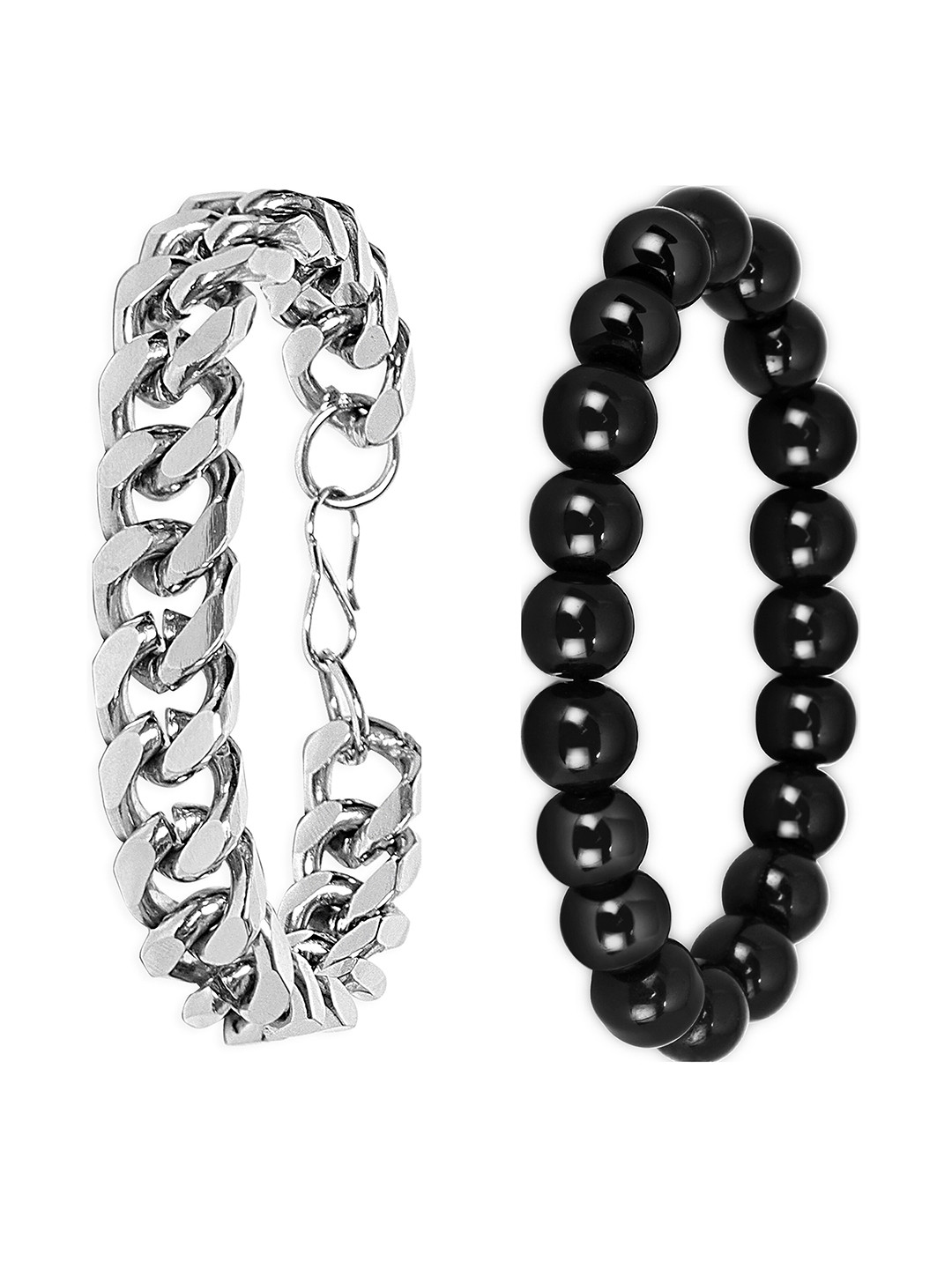 Mikado Men Set Of 2 Elasticated Slip-On Bracelet