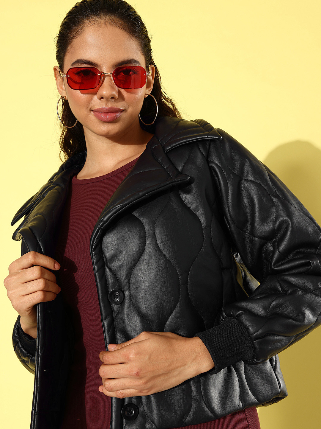 Leather Jacket Madame Jackets Online The Roadster Lifestyle Faux