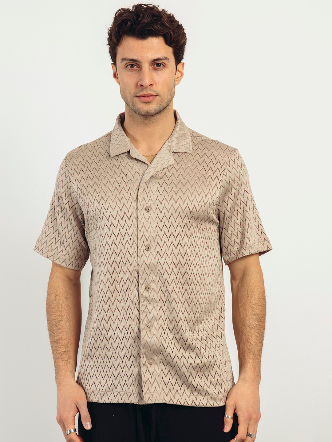 catch Self Design Casual Shirt