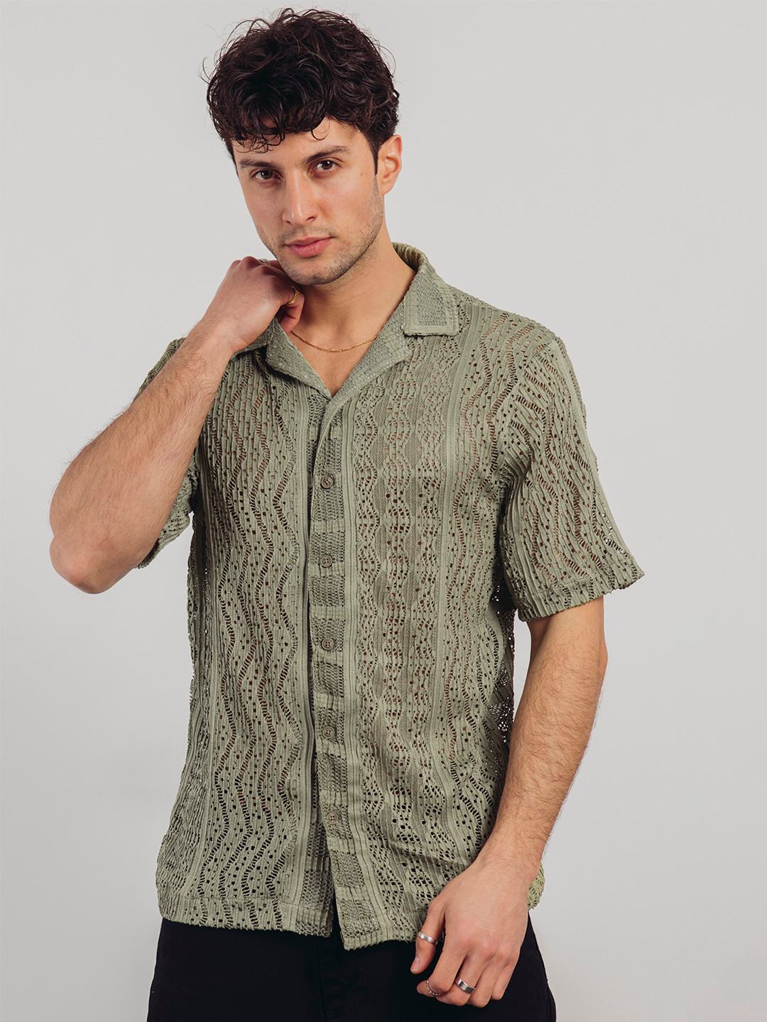 catch Self Design Casual Shirt