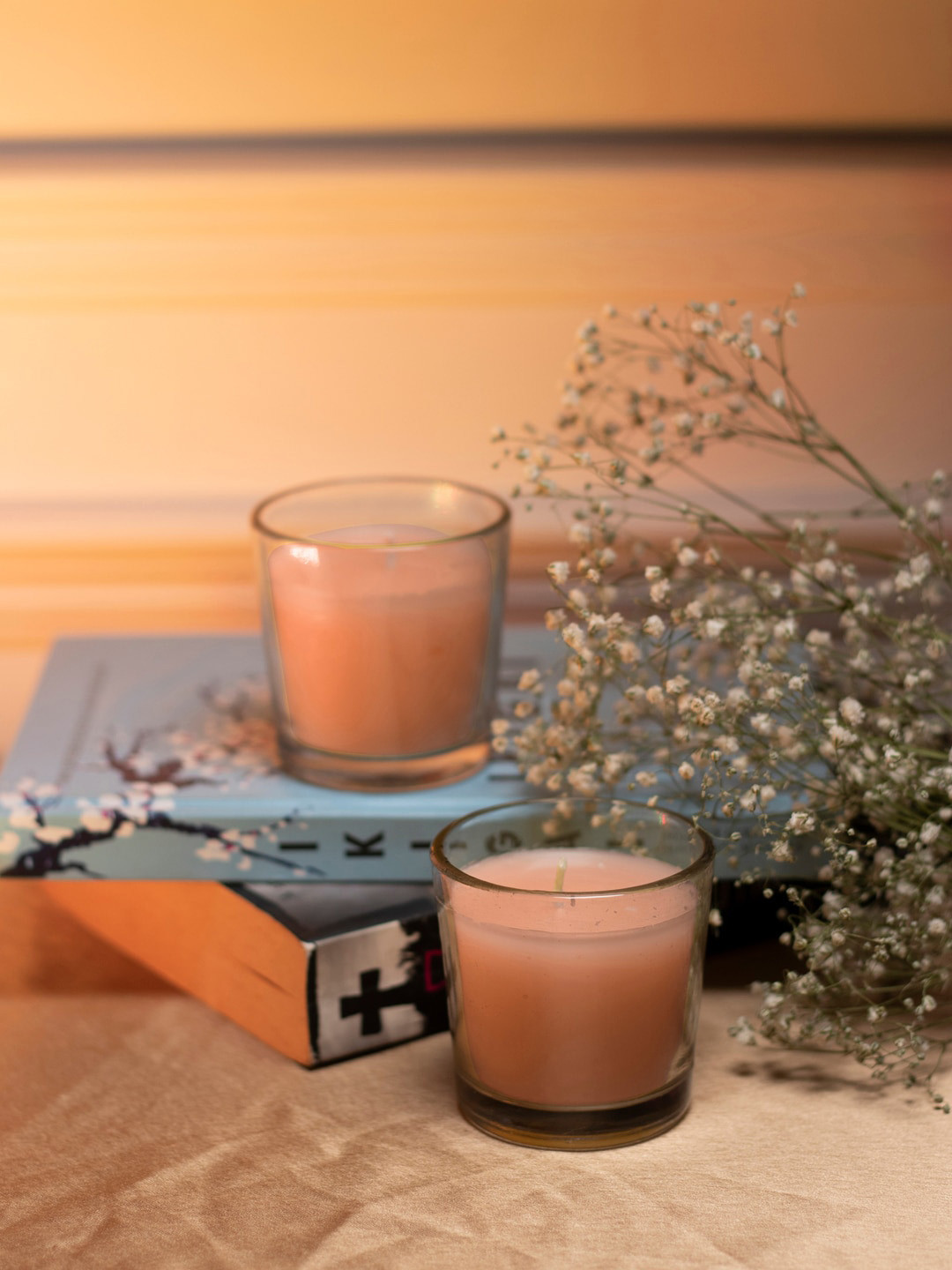 Dhrohar Arabian Mystique 2Pcs Scented 1 Wick OUD Solid Round Regular Jar Candles