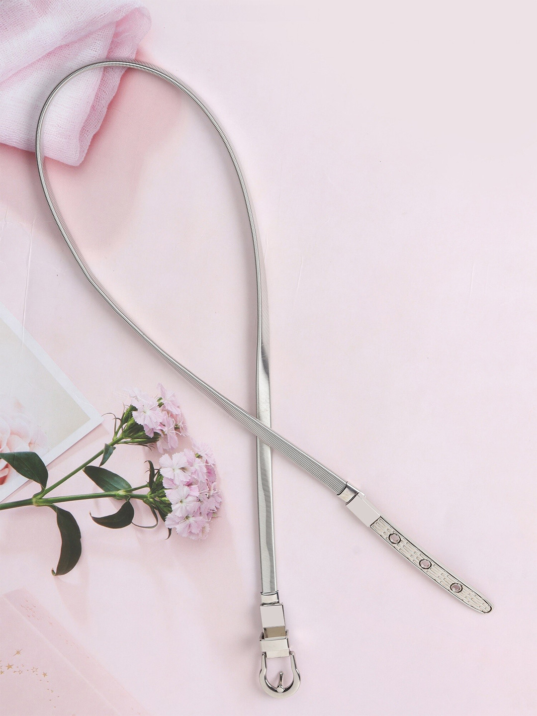 SAMTROH Women Metal Tang Belt