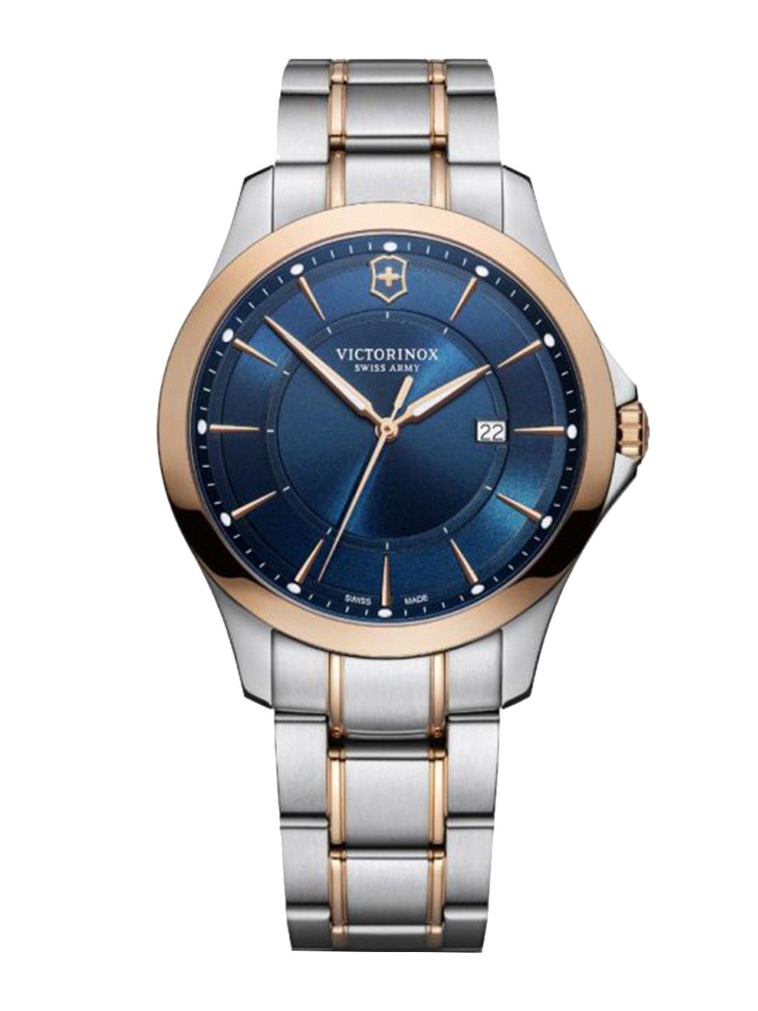 Victorinox Alliance Men Dial & Stainless Steel Bracelet Style Straps Analogue Watch 241911